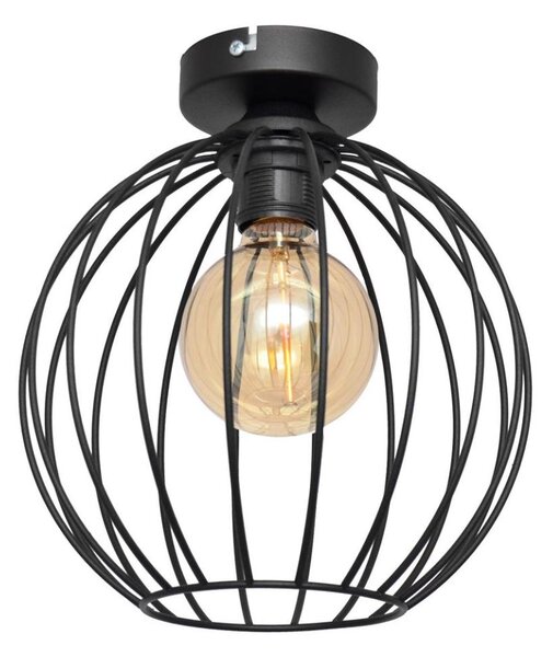 Prisadený luster MERCURE 1xE27/15W/230V pr. 24 cm čierna