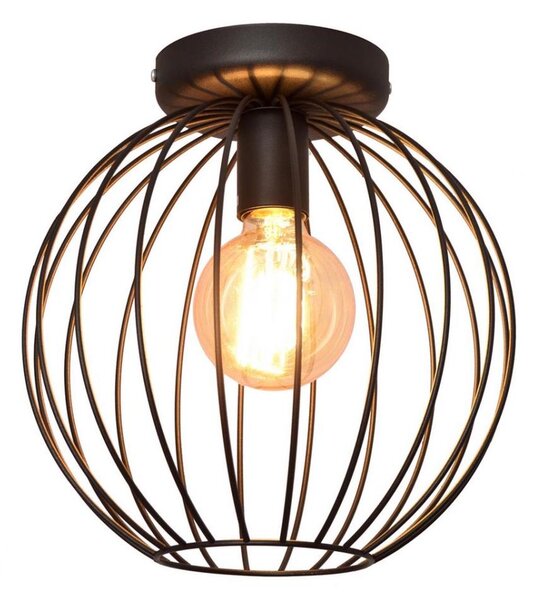 Prisadený luster MERCURE 1xE27/15W/230V pr. 30 cm čierna
