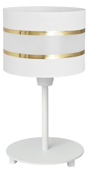 Stolná lampa HELEN 1xE27/15W/230V biela/zlatá