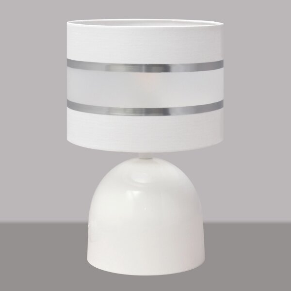 Stolná lampa HELEN 1xE27/15W/230V biela