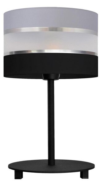 Stolná lampa HELEN 1xE27/15W/230V čierna/šedá/strieborná