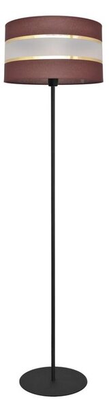 Stojacia lampa HELEN 1xE27/15W/230V hnedá/čierna/zlatá