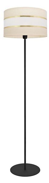 Stojacia lampa HELEN 1xE27/15W/230V krémová/čierna/zlatá