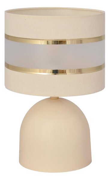 Stolná lampa HELEN 1xE27/15W/230V krémová/zlatá
