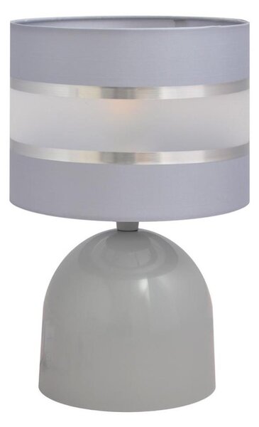 Stolná lampa HELEN 1xE27/15W/230V šedá/strieborná