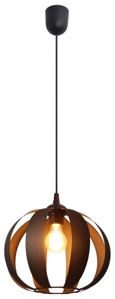 Luster na lanku NEWTON 1xE27/15W/230V čierna