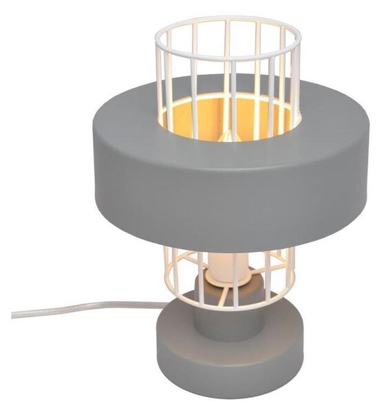 Stolná lampa VOLTA 1xE27/15W/230V šedá