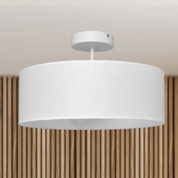 Luster na tyči ALBA 3xE27/15W/230V biela