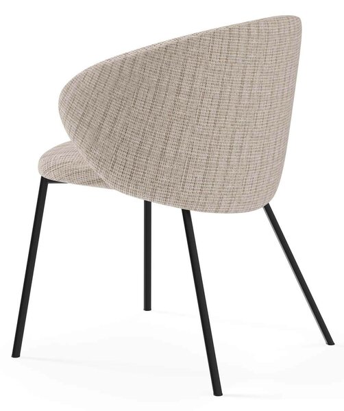 MUZZA Jedálenská stolička ridame taupe