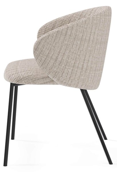 MUZZA Jedálenská stolička ridame taupe