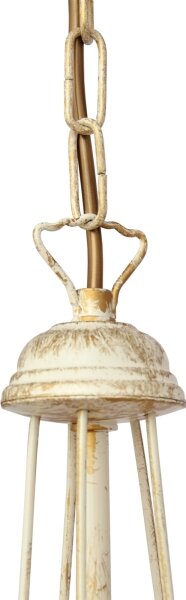 Luster na reťazi MALBO 3xE27/15W/230V béžová