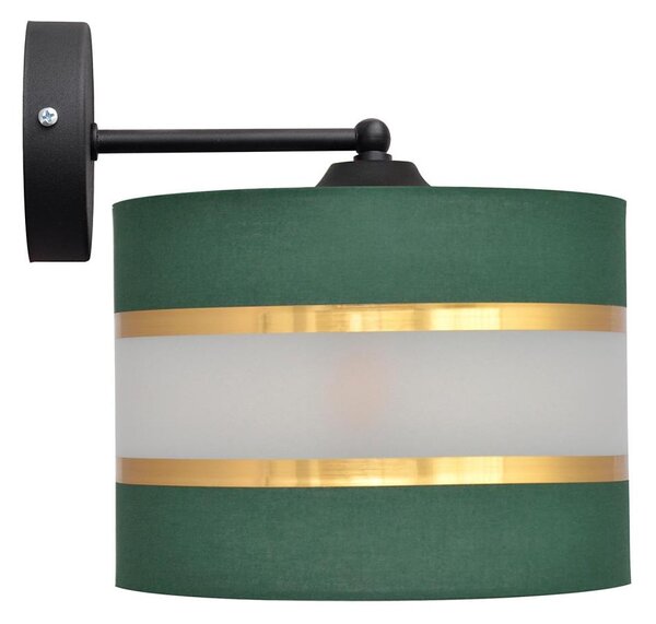 Nástenná lampa HELEN 1xE27/15W/230V zelená/zlatá