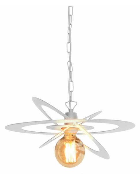 Luster na reťazi STAR 1xE27/15W/230V biela