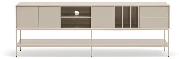 Krémový TV stolík 220x74x45 cm Platt – Teulat