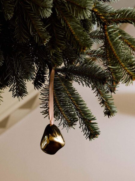 Ferm Living Vianočné ozdoby Bellure Baubles set 2ks, brass