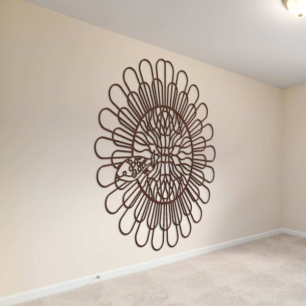 Unikátna 3D Mandala Ryba Premeňte svoju stenu na umenie I SENTOP PR0348