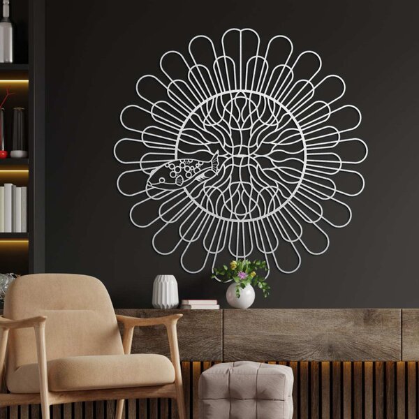 Unikátna 3D Mandala Ryba Premeňte svoju stenu na umenie I SENTOP PR0348