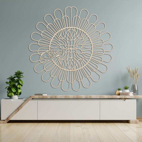 Unikátna 3D Mandala Ryba Premeňte svoju stenu na umenie I SENTOP PR0348