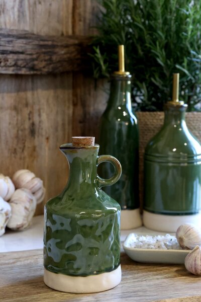 Keramický džbánik na dochucovadlá Olive 300 ml