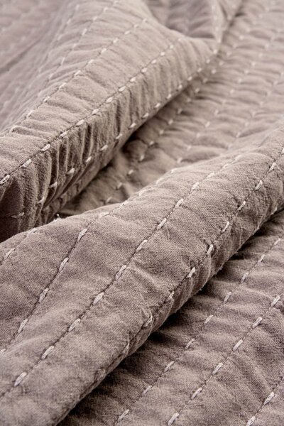 Prešívaný prehoz Dusty Lilac 130 × 180 cm