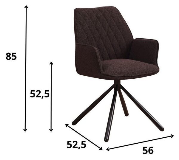 SADA STOLIČIEK S PODRÚČKAMI 2 kus MID.YOU - Stoličky, Online Only