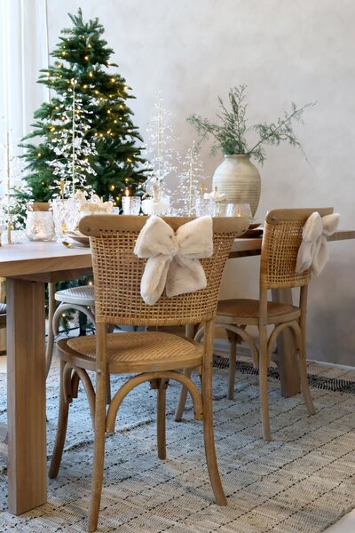 Dekoratívne mašle Beige/Mocca – set 3 ks