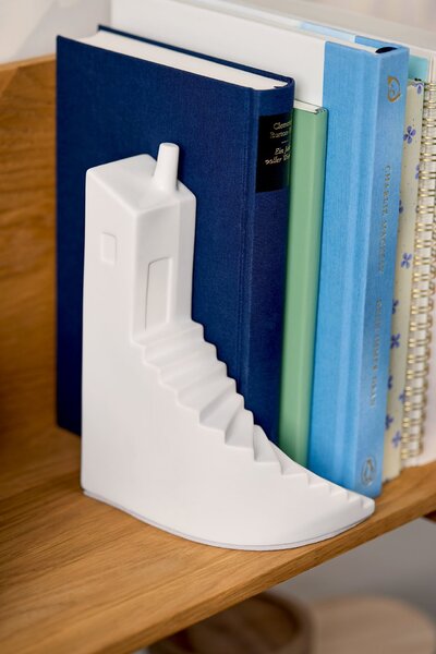 Porcelánová zarážka na knihy Stairs