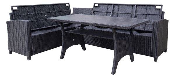 Noela Záhradná zostava Relax FAMILY s úložným priestorom