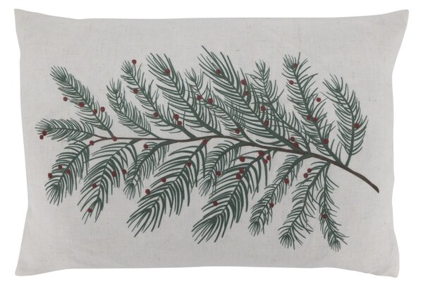 Ľanový obal na vankúš Fir Branch 35 × 50 cm