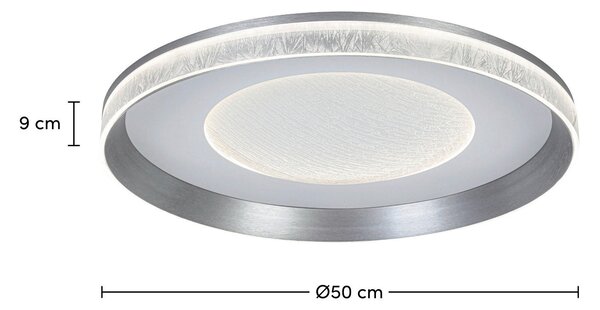 STROPNÉ LED SVIETIDLO, 50/9 cm Novel - Interiérové svietidlá