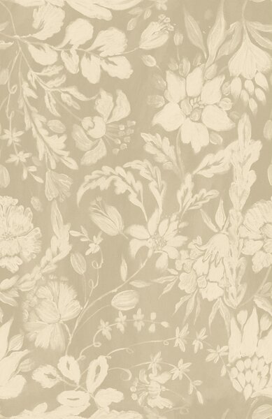 MINDTHEGAP Flowery Ornament Taupe - tapeta