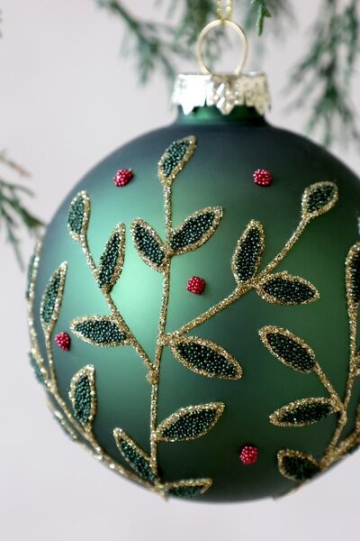 Vianočná guľa Mistletoe Moss