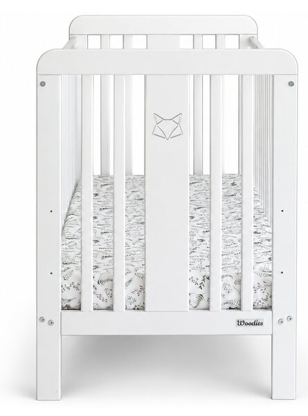 Detská postieľka Foxy Cot 60x120 - biela