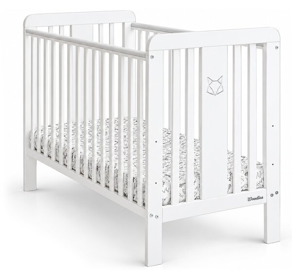 Detská postieľka Foxy Cot 60x120 - biela