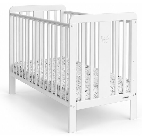Detská postieľka Fairy Cot 60x120 - biela