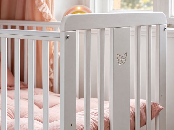 Detská postieľka Fairy Cot 60x120 - biela