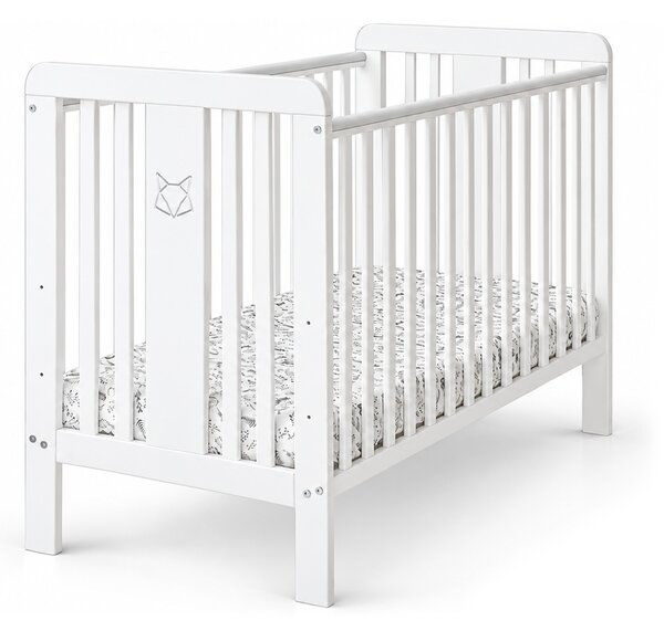 Detská postieľka Foxy Cot 60x120 - biela