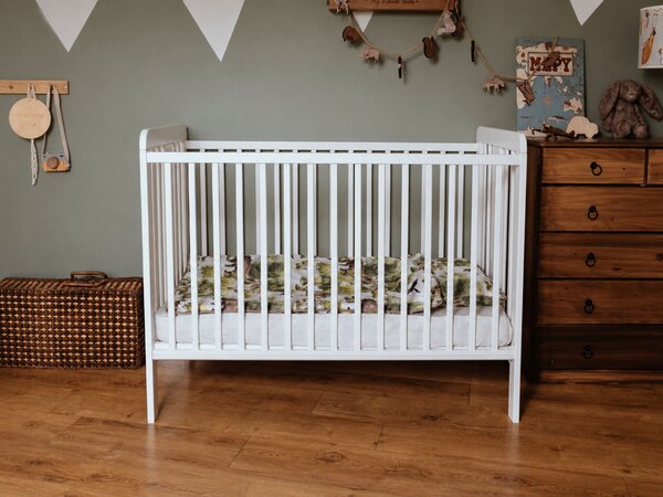 Detská postieľka Foxy Cot 60x120 - biela
