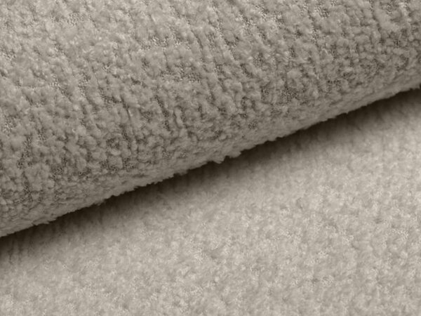 Čalúnená boxspring manželská posteľ s úložným priestorom Canira 140x200 - krémová