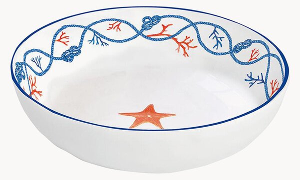 Porcelánové hlboké taniere Cote De Mer, 4 ks