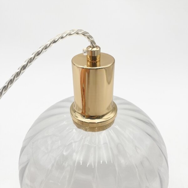 Luster na lanku VIVE 1xE27/15W/230V zlatý