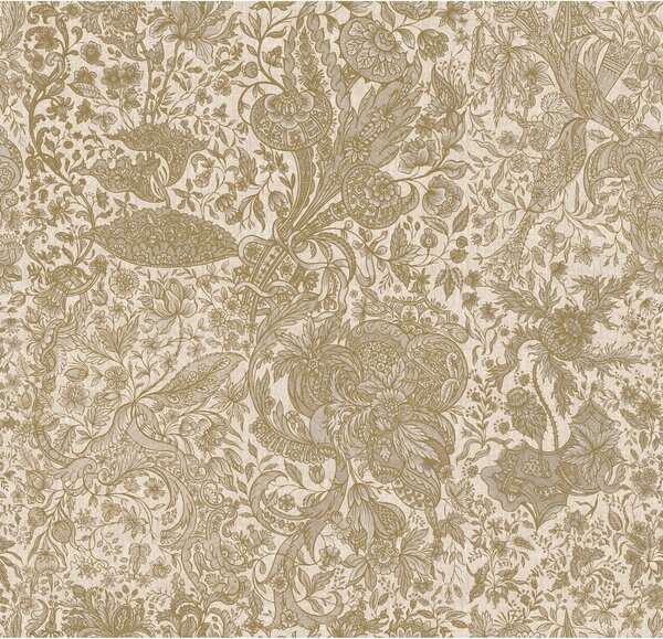 MINDTHEGAP Sarkozi Embroidery Taupe - tapeta