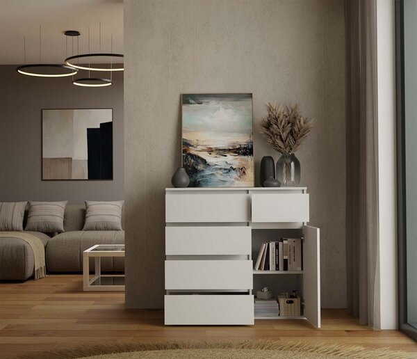TP Living Komoda Malwa 1D5S 100 cm biela