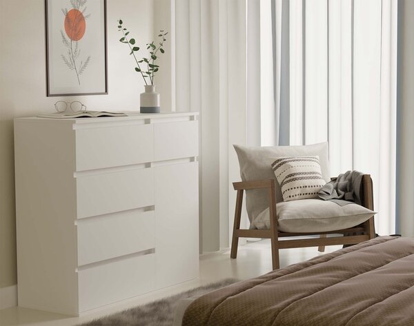 TP Living Komoda Malwa 1D5S 100 cm biela