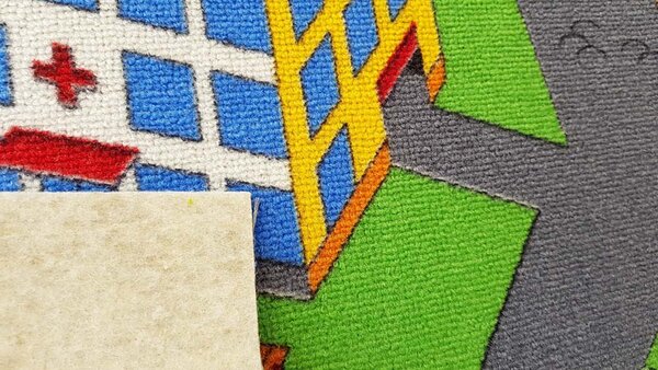 Associated Weavers , Koberec metráž Big City 97, na mieru, šíře 4m, viacfarebná, filc, detská izba