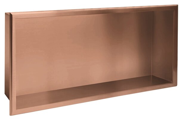 Vstavaná kúpeľňová polica 30x60 brush copper