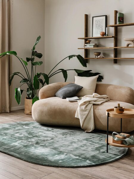 MOOD SELECTION Oval Nela Light Green - koberec