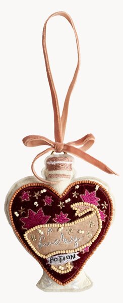 Ručne vyrobené vianočné ozdoby Lucky Potion, 2 ks