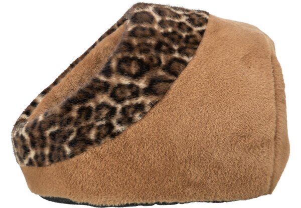 Plyšová kukaňa - LEO soft hnedá/leopard 35 x 26 x 41 cm, Trixie, Výber Kupujem pre útulkáčov