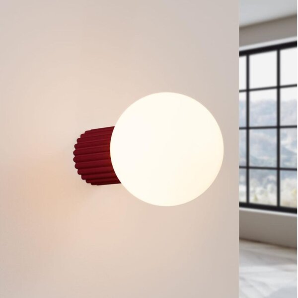 Sollux SL.1747 - Kúpeľňové nástenné svietidlo HALO 1xG9/8W/230V IP44 červená